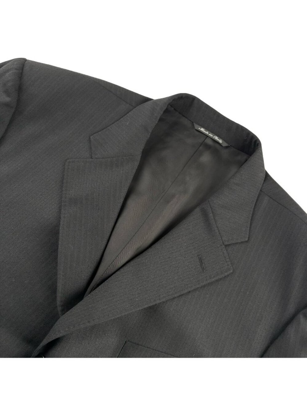 Canali Men’s 100% Wool Shadow Stripe Blazer Jacket • Italy • 50R